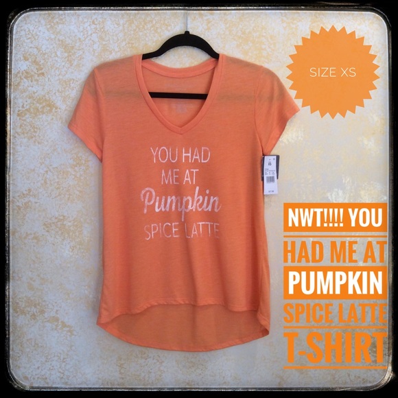 New! Pumpkin Spice Latte t-shirt - Picture 2 of 5